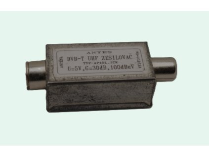 BAZ01   zes DVB-T 5V 30dB typAP45 IEC konektory
