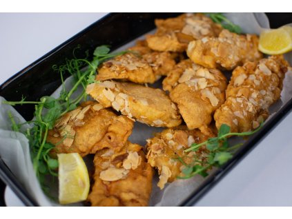 Kuřecí řízečky v mandlovém těstíčku