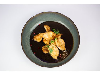 Kuřecí stehenní ministeaky ve švestkové omáčce