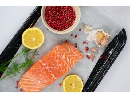 Losos s mořskou solí