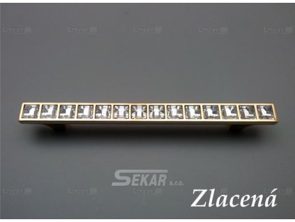 15200Z12800.15 zlacená úchytka swarovski