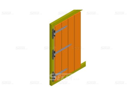 čep 14  Gotik 9120 -200x90mm černý