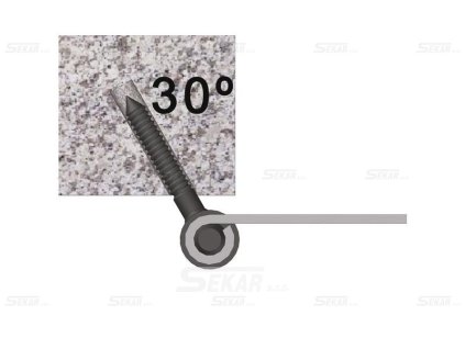 čep 14  Gotik 4700-14x10x80mm vrut černý