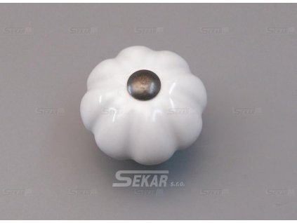 24P11.0280A.09 bílá úchytka porcelán