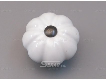 24P10.0340A.09 bílá úchytka porcelán