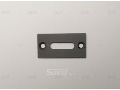 Protiplech 7x25mm NR černý 2mm oblá hrana