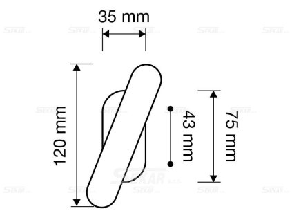 Okenní klička ROSE 996MX