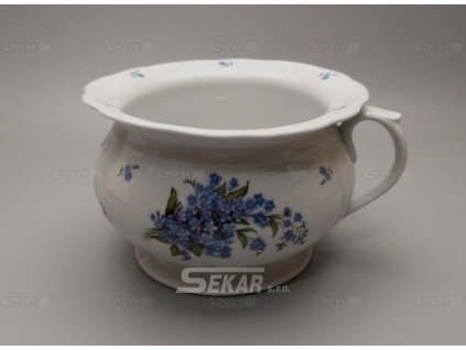 Nočník porcelánový s dekorací 10536
