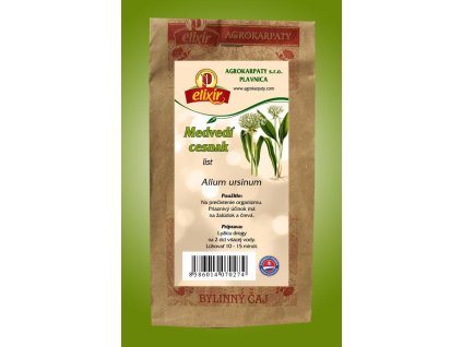 Cesnak Medvedí - list