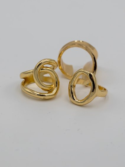 Sada zlatých prsteňov