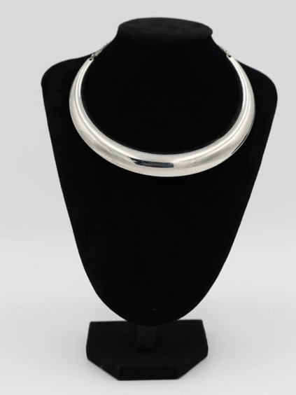 Strieborný masívny náhrdelník