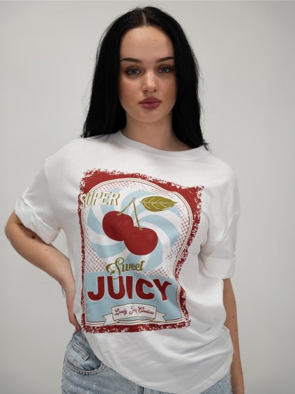 Biele tričko s potlačou