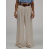 Široké krémové nohavice
