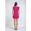 Krátke šaty fuchsiové