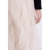 Béžová tylová sukňa