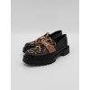 Dámske mokasíny s leopardím vzorom