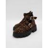 Mokasíny s leopardím vzorom