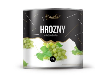 Kompót hroznový BASSTA 2500/1500g