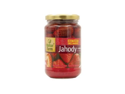 Kompót jahodový SKLO 340g