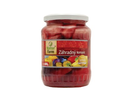 Kompót záhradný 720ml/680g Naturfarm