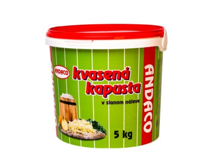 Kapusta kvasená vedro 5,00kg - ANDACO Slovensko I.tr. cena za KG