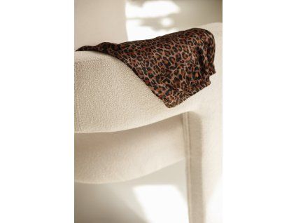 Leopard Print Pure Silk Lounge Shorts