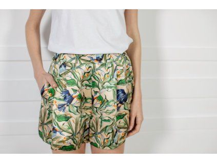 PURE SILK LOUNGE SHORTS