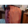Red Twill Pure Silk Lounge Trousers