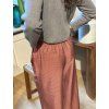 Red Twill Pure Silk Lounge Trousers