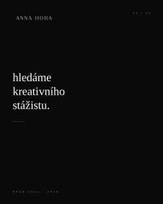 Hledáme kreativního stážistu/stážistku 🖤 Přidej se k týmu ANNA a tvoř obsah, který bude skutečně vidět. Získáš přístup k...
