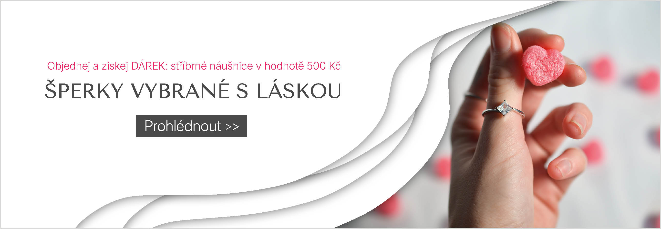 Šperky k Valentýnu vybrané s láskou