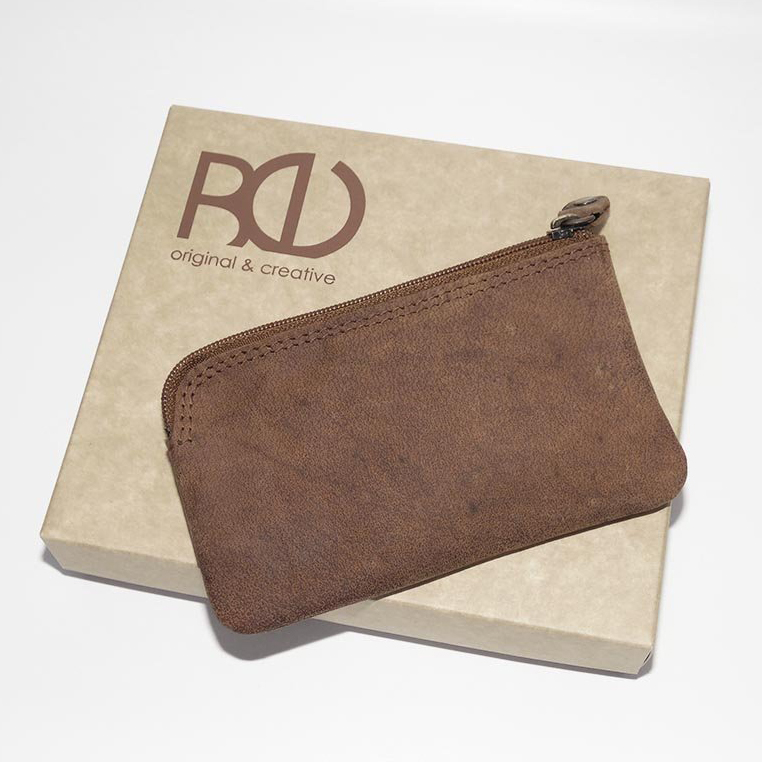 Kožená klíčenka a pouzdro s monogramem | BEORIGINAL