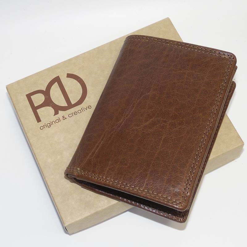 Pánská kožená peněženka ROYAL LEATHER s monogramem | Pravá kůže