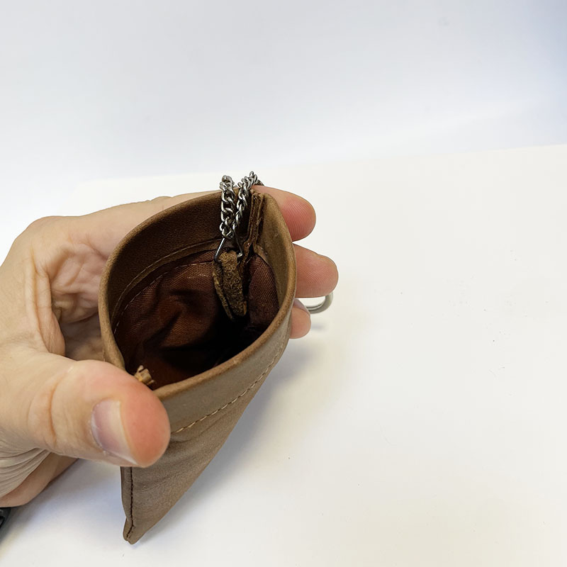 Kožená klíčenka a pouzdro na drobné BEORIGINAL – s monogramem, textem nebo obrázkem