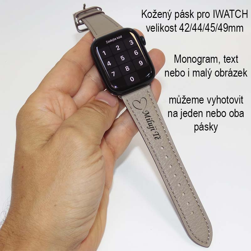 Minimalismus s poselstvím. Váš styl, váš text, váš řemínek.