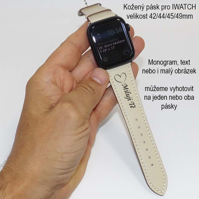 Styl. Funkčnost. Originalita. Kožený pásek pro Apple Watch, který mluví za vás.