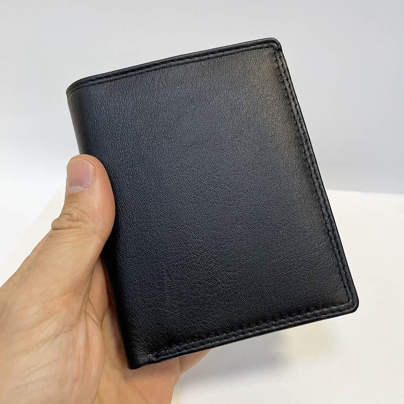 Pánská kožená peněženka BULL Leather s RFID ochranou a monogramem