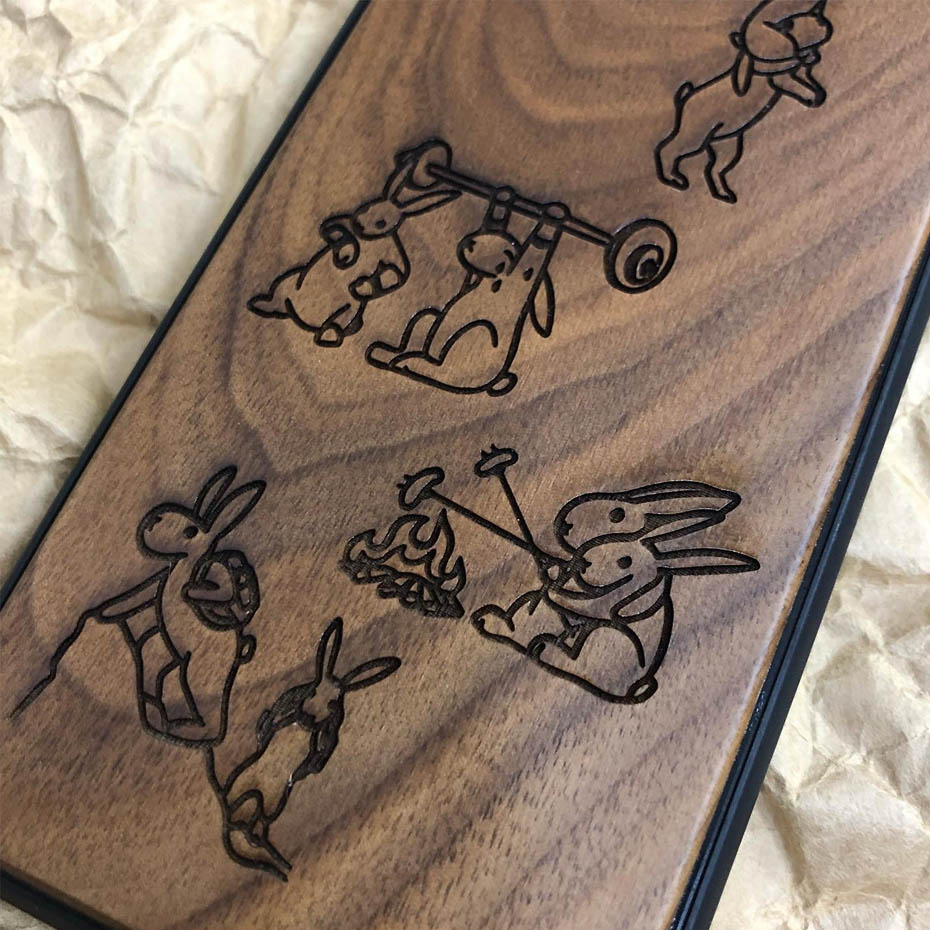 Prémiové dřevěné pouzdro na iPhone s možností personalizace