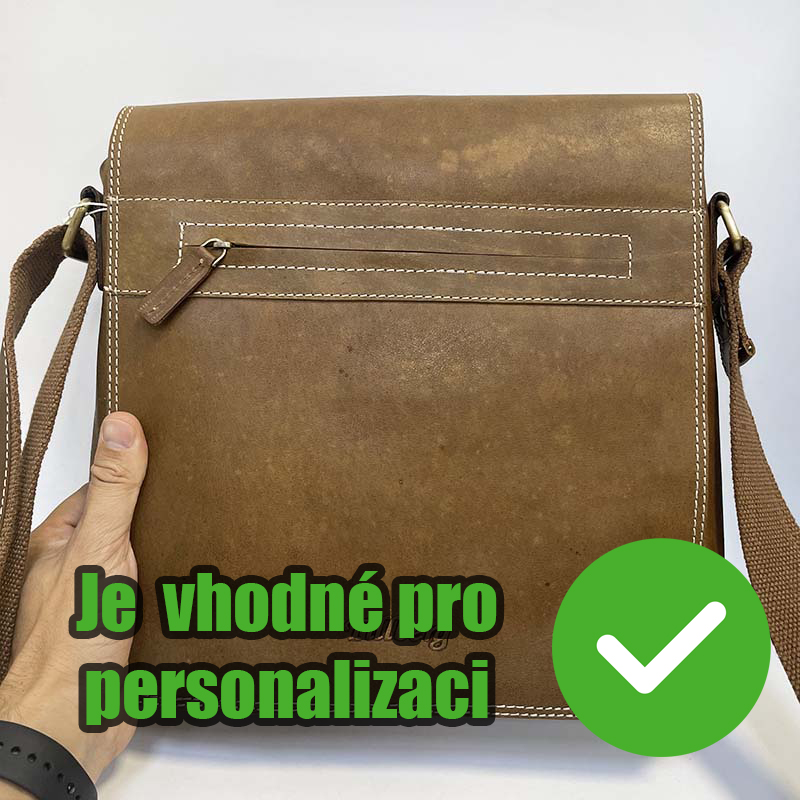 Personalizace, monogram na kožené tašky