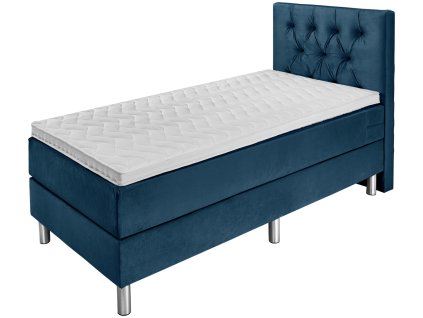 Posteľ Boxspring Basic Velúr, zadná časť Chesterfield