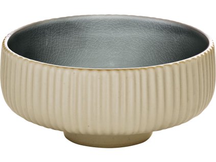 Schale rund Nara Relief grau 12cm/0.33l