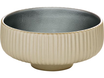 Schüssel rund Nara Relief grau 21cm/1.46l