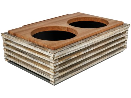 Box na misky Natchez pre 2 misky 1/1
