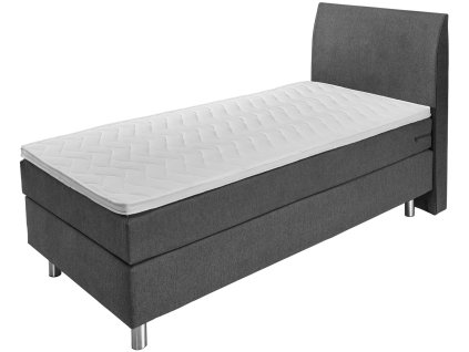 Posteľ Boxspring  Comfort látková, záhlavná časť hladká