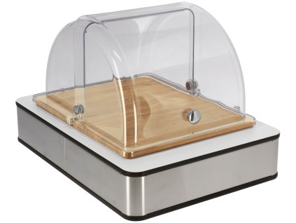 Chladiaca vitrína Fundale biela Drevo 1/2