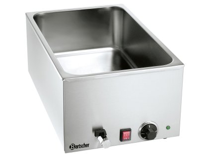 Bain-marie s kohútikom na vypúšťanie vody