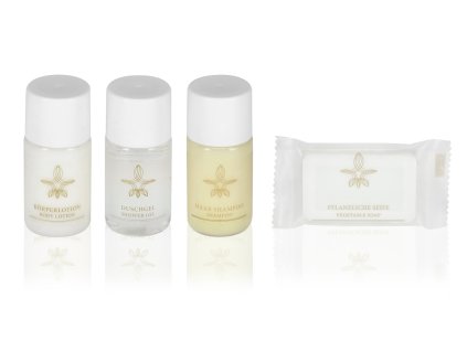 Vzorová sada hotelovej kozmetiky Klassik 4-dielna