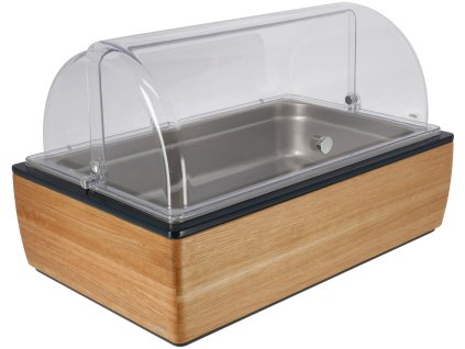 Chladiaca vitrína Montana eiche 10 cm nehrdzavejúca oceľ 1/1