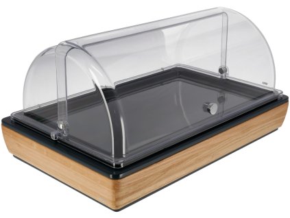 Chladiaca vitrína Montana dub Melamín čierny 1/1