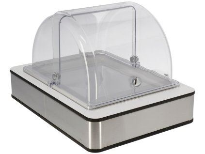 Chladiaca vitrína Fundale biela Melamín biely 1/2